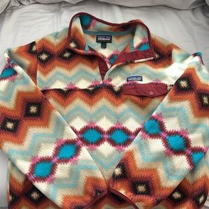 Patagonia Patterned synchilla sweatshirt